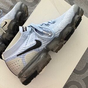 Nike Sky Blue and Black Air Sneakers